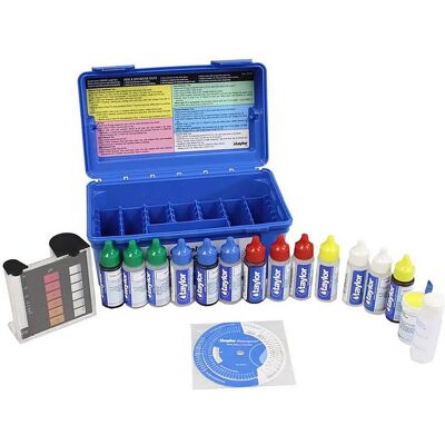 Taylor - Complete Swimming Pool FAS-DPD Chlorine Test Kit - Blue Taylor - Complete Swimming Pool FAS-DPD Chlorine Test Kit - Blue