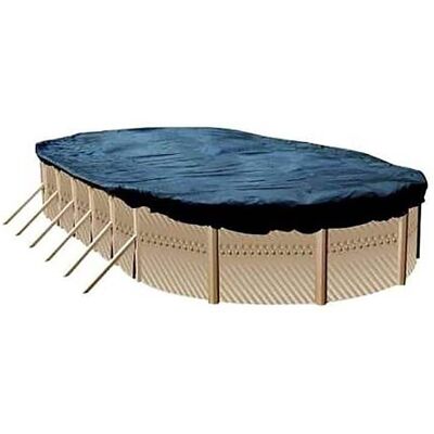 Swimline - Winter Cover for 16 x 25 Ft Above-Ground Swimming Pools - Blue Swimline - Winter Cover for 16 x 25 Ft Above-Ground Swimming Pools - Blue
