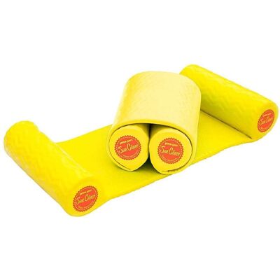 TRC Recreation - Super Soft Sun Cliner Swimming Pool Float Water Hammock - Yellow TRC Recreation - Super Soft Sun Cliner Swimming Pool Float Water Hammock - Yellow