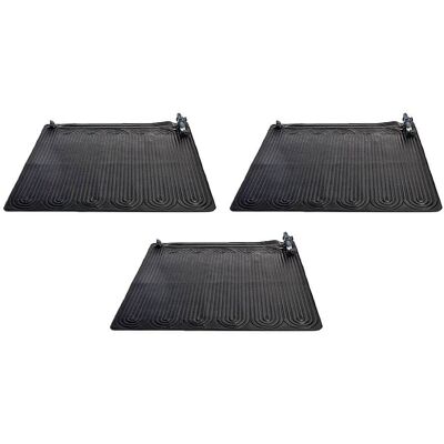 Intex - Above Ground Swimming Pool Water Heater Solar Mat (3 Pack) - Black Intex - Above Ground Swimming Pool Water Heater Solar Mat (3 Pack) - Black