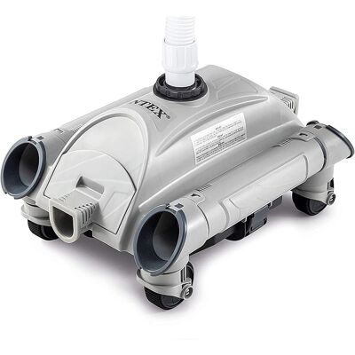Intex - Above Ground Swimming Pool Automatic Vacuum Cleaner - Gray Intex - Above Ground Swimming Pool Automatic Vacuum Cleaner - Gray