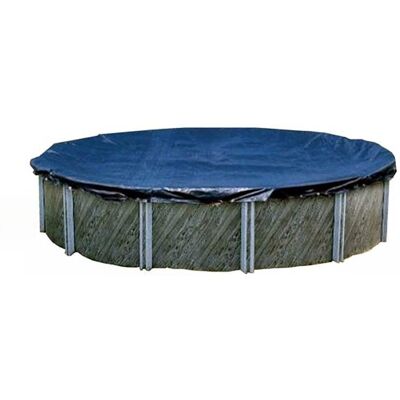 Swimline - 30' Round Above Ground Winter Swimming Cover (Pool Cover Only) - Blue Swimline - 30' Round Above Ground Winter Swimming Cover (Pool Cover Only) - Blue