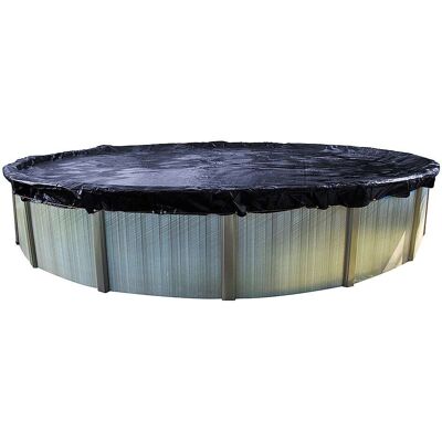 Swimline - 24' Round Above Ground Swimming Winter Cover (Pool Cover Only) - Blue Swimline - 24' Round Above Ground Swimming Winter Cover (Pool Cover Only) - Blue