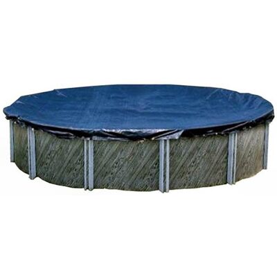 Swimline - 28' Round Above Ground Winter Swimming Cover, (Pool Cover Only) - Blue Swimline - 28' Round Above Ground Winter Swimming Cover, (Pool Cover Only) - Blue