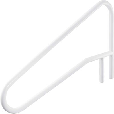 VEVOR - Pool Rail, 54 x 32 inch Pool Handrail, 220 lbs Load Capacity Heavy Duty Stainless Steel Swimming Handrail - White VEVOR - Pool Rail, 54 x 32 inch Pool Handrail, 220 lbs Load Capacity Heavy Duty Stainless Steel Swimming Handrail - White