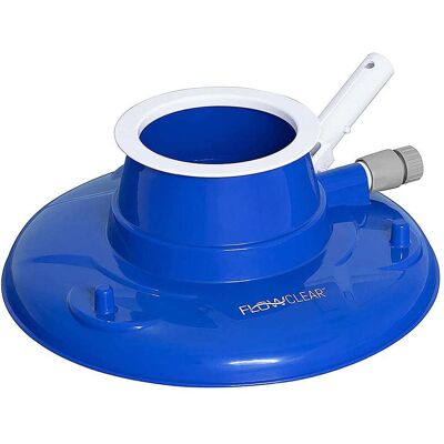 Bestway - Flowclear High Power AquaSuction Pool and Leaf Vacuum with Bag - Blue Bestway - Flowclear High Power AquaSuction Pool and Leaf Vacuum with Bag - Blue