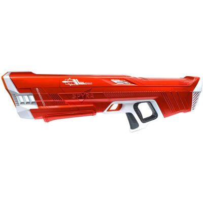 SPYRA - Electric Water Blaster Outdoor Squirt Gun for Pool Games, SpyraThree - Red SPYRA - Electric Water Blaster Outdoor Squirt Gun for Pool Games, SpyraThree - Red