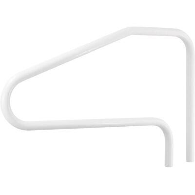 VEVOR - Pool Rail, 48 x 32 inch Pool Handrail, 220 lbs Load Capacity Heavy Duty Stainless Steel Swimming Handrail - White VEVOR - Pool Rail, 48 x 32 inch Pool Handrail, 220 lbs Load Capacity Heavy Duty Stainless Steel Swimming Handrail - White