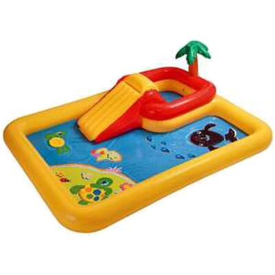 Intex - 57454EP-DD Ocean Island Play Center Inflatable Wading Pool with Games Intex - 57454EP-DD Ocean Island Play Center Inflatable Wading Pool with Games