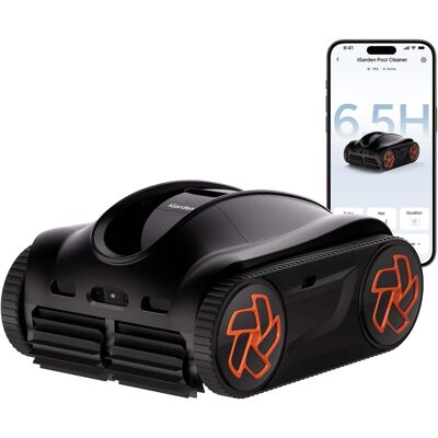 iGARDEN - K-AI Series Robotic Pool Cleaner, 6.5H Runtime, Dual-Camera AI Vision iGARDEN - K-AI Series Robotic Pool Cleaner, 6.5H Runtime, Dual-Camera AI Vision