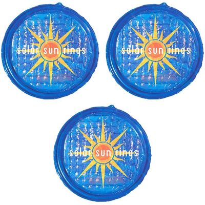 Solar Sun Rings - UV Resistant Pool Spa Heater Circular Solar Cover, Blue (3 Pack) Solar Sun Rings - UV Resistant Pool Spa Heater Circular Solar Cover, Blue (3 Pack)