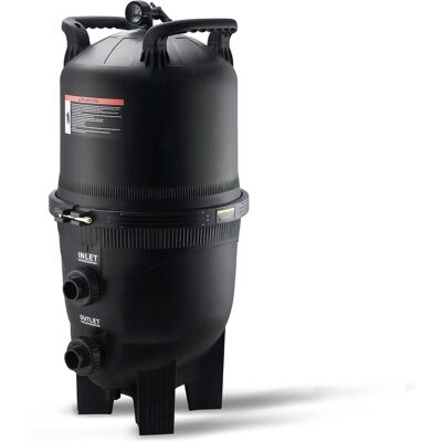 VEVOR - Cartridge Pool Filter, 425Sq. Ft Filter Area Inground Pool Filter, Above Ground Swimming Pool Filtration Filter System - Black VEVOR - Cartridge Pool Filter, 425Sq. Ft Filter Area Inground Pool Filter, Above Ground Swimming Pool Filtration Filter System - Black