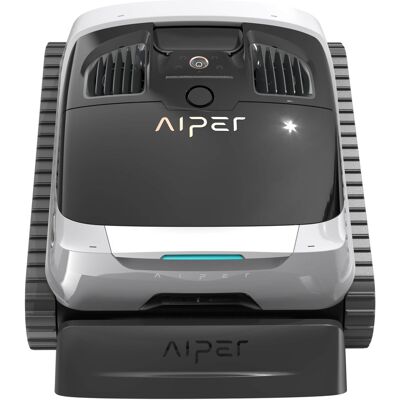Aiper - Scuba N1 Max Cordless Robotic Pool Cleaner for In-Ground Pools up to 2150sq.ft, Automatic Pool Vacuum, Lasts 180 Mins - White Aiper - Scuba N1 Max Cordless Robotic Pool Cleaner for In-Ground Pools up to 2150sq.ft, Automatic Pool Vacuum, Lasts 180 Mins - White