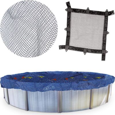 Swimline - 15' Round Above Ground Swimming Pool Leaf Net Top Cover CO915 - Black Swimline - 15' Round Above Ground Swimming Pool Leaf Net Top Cover CO915 - Black