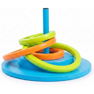 TRC Recreation - Floating Foam Ring Toss Swimming Pool Game with 4 Rings - Orange TRC Recreation - Floating Foam Ring Toss Swimming Pool Game with 4 Rings - Orange