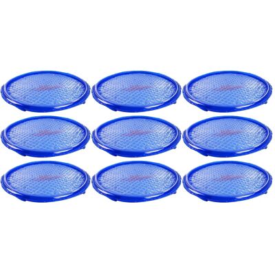 Solar Sun Rings - UV Resistant Pool Spa Heater Circular Solar Cover, Blue (9 Pack) Solar Sun Rings - UV Resistant Pool Spa Heater Circular Solar Cover, Blue (9 Pack)
