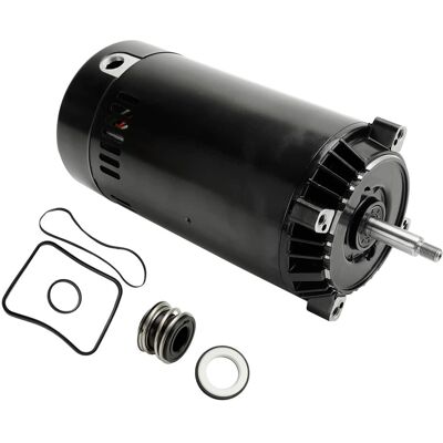 Topteng - 1.5HP 115/230V Pool Pump Motor - Direct Replacement for Hayward Super Pump, UST1152, 3450 RPM, 56J Frame Topteng - 1.5HP 115/230V Pool Pump Motor - Direct Replacement for Hayward Super Pump, UST1152, 3450 RPM, 56J Frame