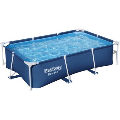 Bestway - Steel Pro 8.5'x67"x24" Rectangular Above Ground Outdoor Swimming Pool Bestway - Steel Pro 8.5'x67"x24" Rectangular Above Ground Outdoor Swimming Pool