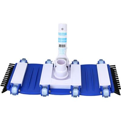 Swimline - HydroTools 8165 Swimming Pool Flexible Weighted Vacuum Head w/ Brushes - Concrete Vac W/ Brushes Swimline - HydroTools 8165 Swimming Pool Flexible Weighted Vacuum Head w/ Brushes - Concrete Vac W/ Brushes