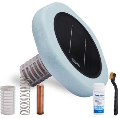 Winado - Copper Solar Pool Lonizer Cleaner, Maintain Pool Water Clarity with Less Reliance on Chlorine for Indoor Outdoor Pools - Light Green Winado - Copper Solar Pool Lonizer Cleaner, Maintain Pool Water Clarity with Less Reliance on Chlorine for Indoor Outdoor Pools - Light Green