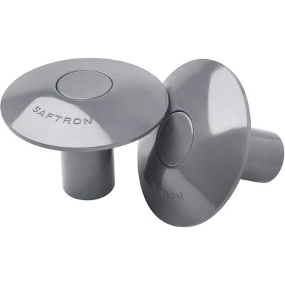 Saftron - Swimming Pool & Spa Ladder Railing Anchor Socket Cover, Gray (1 Pair) Saftron - Swimming Pool & Spa Ladder Railing Anchor Socket Cover, Gray (1 Pair)