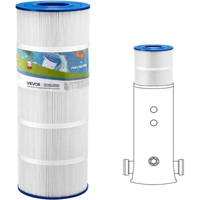 VEVOR - Pool Filter Cartridge, 120 Sq. Ft Spa Hot Tub Filter Cartridge Replacement, Compatible with Hayward CX1200RE - Blue VEVOR - Pool Filter Cartridge, 120 Sq. Ft Spa Hot Tub Filter Cartridge Replacement, Compatible with Hayward CX1200RE - Blue
