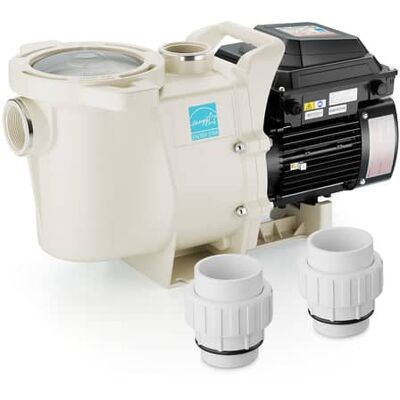 iLIVING - Variable Speed In-Ground and Above-Ground Swimming Pool Pump, 3.9HP - Beige & Black iLIVING - Variable Speed In-Ground and Above-Ground Swimming Pool Pump, 3.9HP - Beige & Black