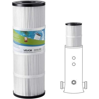 VEVOR - Pool Filter Cartridge, 50 Sq. Ft Spa Hot Tub Filter Cartridge Replacement, Compatible with Hayward C500, CX500-RE - Black VEVOR - Pool Filter Cartridge, 50 Sq. Ft Spa Hot Tub Filter Cartridge Replacement, Compatible with Hayward C500, CX500-RE - Black