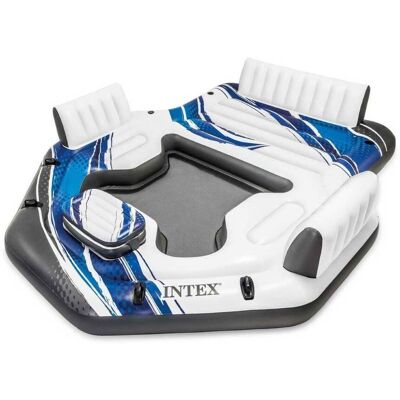 Intex - Inflatable Lounging Pool Float - Blue Intex - Inflatable Lounging Pool Float - Blue