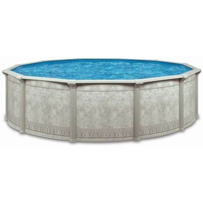 Aquarian - Pools Khaki Venetian 21ft x 52in Outdoor Above Ground Swimming Pool Aquarian - Pools Khaki Venetian 21ft x 52in Outdoor Above Ground Swimming Pool
