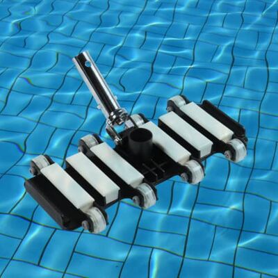 Winado - Swimming Pool Vacuum Head, Professional Weighted Flexible Pool Cleaner for In/Outdoor Above Ground and Inground Pool - Black & White Winado - Swimming Pool Vacuum Head, Professional Weighted Flexible Pool Cleaner for In/Outdoor Above Ground and Inground Pool - Black & White