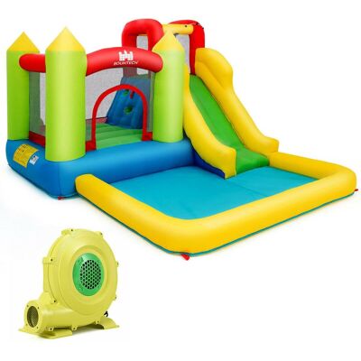 Gymax - Outdoor Inflatable Bounce House Water Slide Climb Bouncer Pool Gymax - Outdoor Inflatable Bounce House Water Slide Climb Bouncer Pool