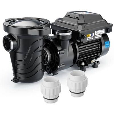 iLIVING - Variable Speed In-Ground and Above-Ground Swimming Pool Pump, 1.3HP - Black iLIVING - Variable Speed In-Ground and Above-Ground Swimming Pool Pump, 1.3HP - Black