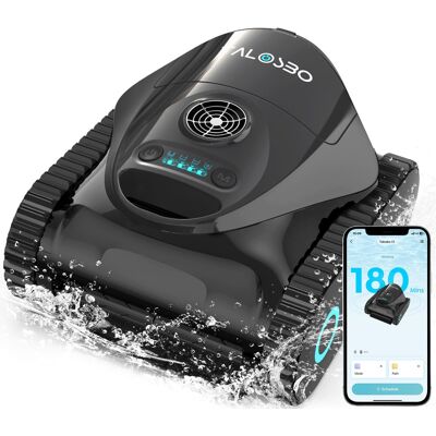 Talosbo - C1 Cordless Robotic Pool Vacuum Automatic Cleaner for Inground Pools up to 1615 sq ft - Black Talosbo - C1 Cordless Robotic Pool Vacuum Automatic Cleaner for Inground Pools up to 1615 sq ft - Black