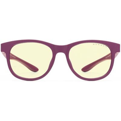 GUNNAR - Computer Glasses - Rush Kids Small, Amber Lens - Blue Light Blocking, Relieve Dry Eye, Anti Glare - Magenta GUNNAR - Computer Glasses - Rush Kids Small, Amber Lens - Blue Light Blocking, Relieve Dry Eye, Anti Glare - Magenta
