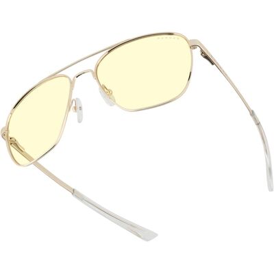 GUNNAR - Computer Glasses - Mustang, Amber Lens - Blue Light Blocking, Relieve Dry Eye, Anti Glare - Gold GUNNAR - Computer Glasses - Mustang, Amber Lens - Blue Light Blocking, Relieve Dry Eye, Anti Glare - Gold