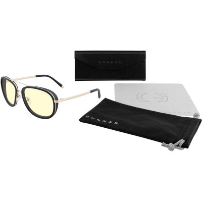 GUNNAR - Dume Computer Glasses with Blue Light Reduction, Amber Lenses - Gold GUNNAR - Dume Computer Glasses with Blue Light Reduction, Amber Lenses - Gold