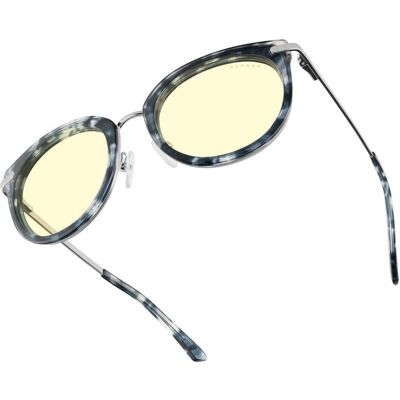 GUNNAR - Womens Computer Glasses - Lahti, Amber Lens - Blue Light Blocking, Releive Dry Eye, Anti Glare - Poseidon GUNNAR - Womens Computer Glasses - Lahti, Amber Lens - Blue Light Blocking, Releive Dry Eye, Anti Glare - Poseidon