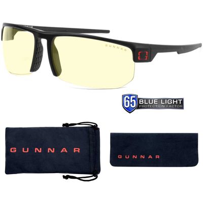 GUNNAR - Torpedo Computer Glasses with Blue Light Reduction , Amber Lenses - Onyx GUNNAR - Torpedo Computer Glasses with Blue Light Reduction , Amber Lenses - Onyx