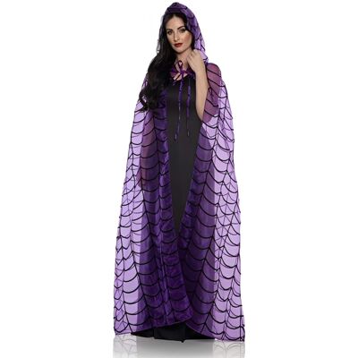 Underwraps - Spider Adult Hooded Costume Cape Standard - Purple Underwraps - Spider Adult Hooded Costume Cape Standard - Purple