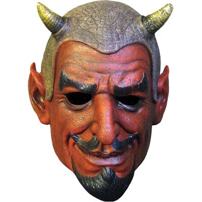 Trick or Treat Studios - Ol' Scratch Devil Full Head Costume Mask Adult One Size - Red Trick or Treat Studios - Ol' Scratch Devil Full Head Costume Mask Adult One Size - Red