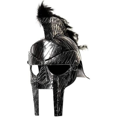 Underwraps - Evil Roman Gladiator Helmet Adult Costume Accessory - Black Underwraps - Evil Roman Gladiator Helmet Adult Costume Accessory - Black