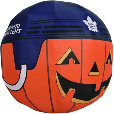 Sporticulture - Toronto Maple Leafs Jack-O-Helmet Inflatable - Multicolor Sporticulture - Toronto Maple Leafs Jack-O-Helmet Inflatable - Multicolor