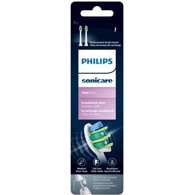 Philips - Sonicare Intercare Brush Head 2pk Philips - Sonicare Intercare Brush Head 2pk