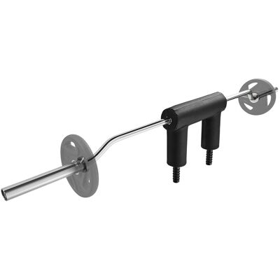 VEVOR - Safety Squat Bar, 1,500 LBS Fitness Squat Bar, Safety Squat Bar Attachment with Shoulder and Arm Pads - Silver VEVOR - Safety Squat Bar, 1,500 LBS Fitness Squat Bar, Safety Squat Bar Attachment with Shoulder and Arm Pads - Silver
