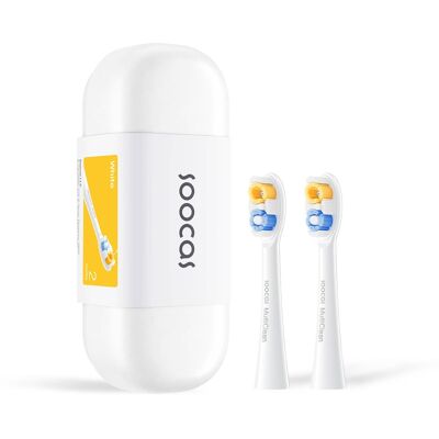 Soocas - NEOS II replacement brush head (2 packs in 1 box) - Pearl White Soocas - NEOS II replacement brush head (2 packs in 1 box) - Pearl White