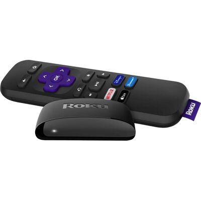 Roku - Express (2019) HD Streaming Media Player with High Speed HDMI Cable and Simple Remote - Black Roku - Express (2019) HD Streaming Media Player with High Speed HDMI Cable and Simple Remote - Black