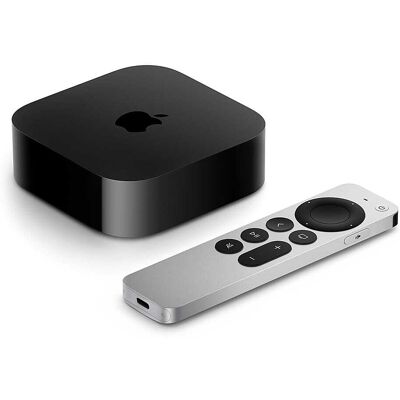 Apple - TV 4K 2022 Family 128GB Streaming Device (3rd generation) - Wi-Fi + Ethernet - Black Apple - TV 4K 2022 Family 128GB Streaming Device (3rd generation) - Wi-Fi + Ethernet - Black