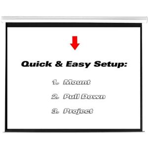 Pyle - Pro 72" Projector Screen - White Pyle - Pro 72" Projector Screen - White