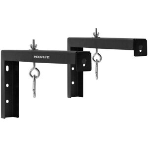 Mount-It! - Universal Projector Screen Mount Bracket with Adjustable Hooks for Wall or Ceiling Installation - Black Mount-It! - Universal Projector Screen Mount Bracket with Adjustable Hooks for Wall or Ceiling Installation - Black